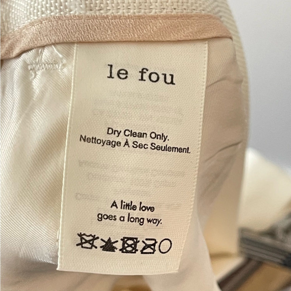 ❌SOLD ❌WILFRED Le Fou Juste High Waisted Dress shorts with pleated Front Cream s - Picture 12 of 13